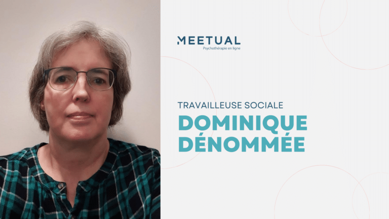 Dominique Dénomée, travailleuse sociale chez Meetual