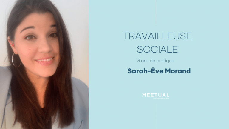 Sarah-Ève Morand, nouvelle travailleuse sociale chez Meetual!